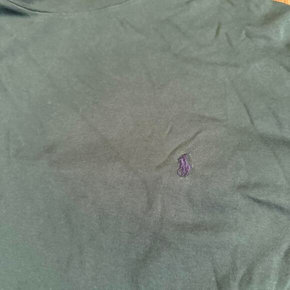 Polo Golf Ralph Lauren Long Sleeve Pullover Mock Neck 100% Pima Active Shirt SzL - Picture 3 of 8